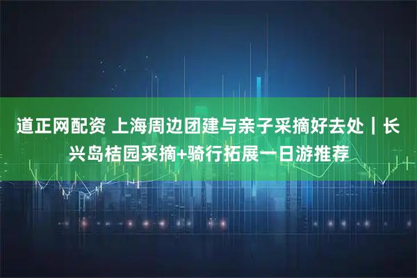 道正网配资 上海周边团建与亲子采摘好去处｜长兴岛桔园采摘+骑行拓展一日游推荐